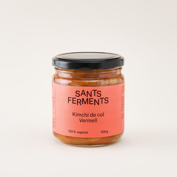 Kimchi de col vermell